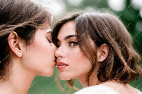 lesbian kissing gif|two attractive lesbian girlfriends passionately kissing and。